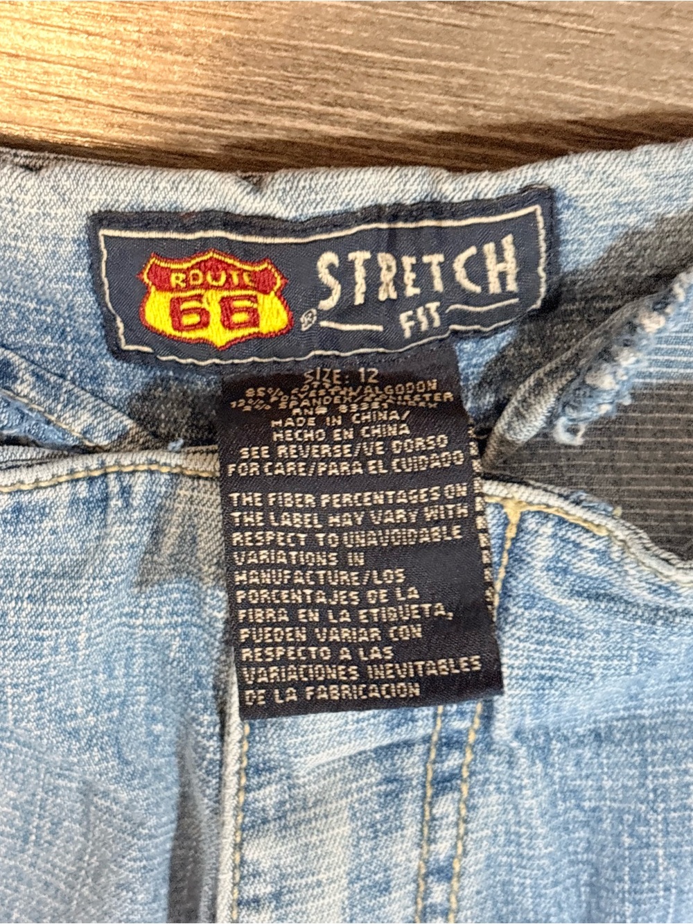 Route 66 Light Blue Women's Flare Jeans - Picture 2 of 3